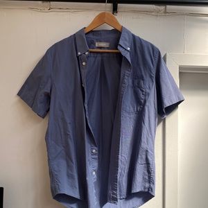 Light blue button up